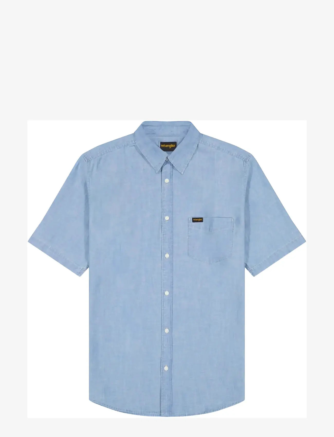 Wrangler - SS CHAMBRAY SHIRT - kortærmede skjorter - indigo - 1