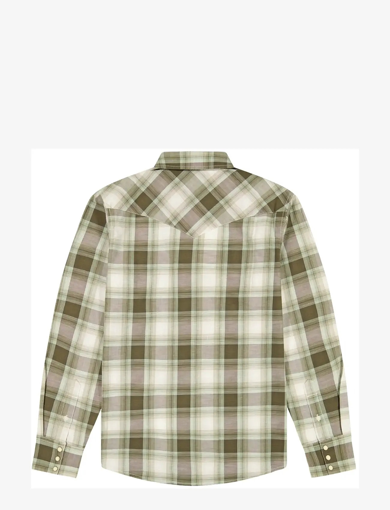 Wrangler - WESTERN SHIRT - jeanshemden - green tan - 2