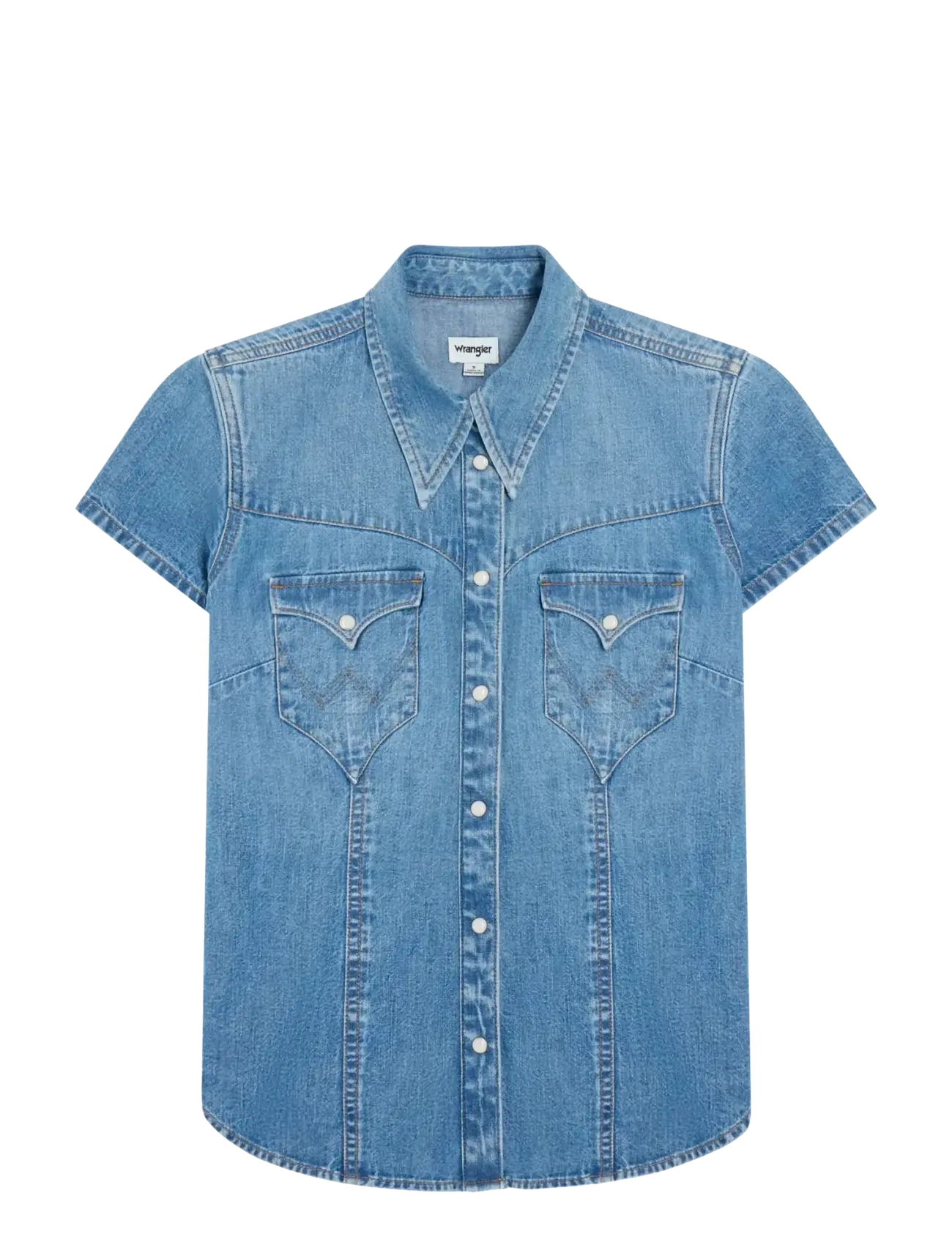 WRANGLER Ss Stylized Western Blau - Mx00 - Damen