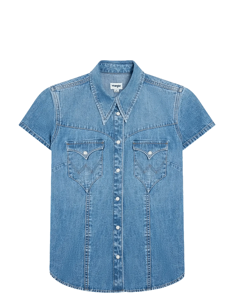 Wrangler - SS STYLIZED WESTERN - jeanshemden - hazy horizon - 1