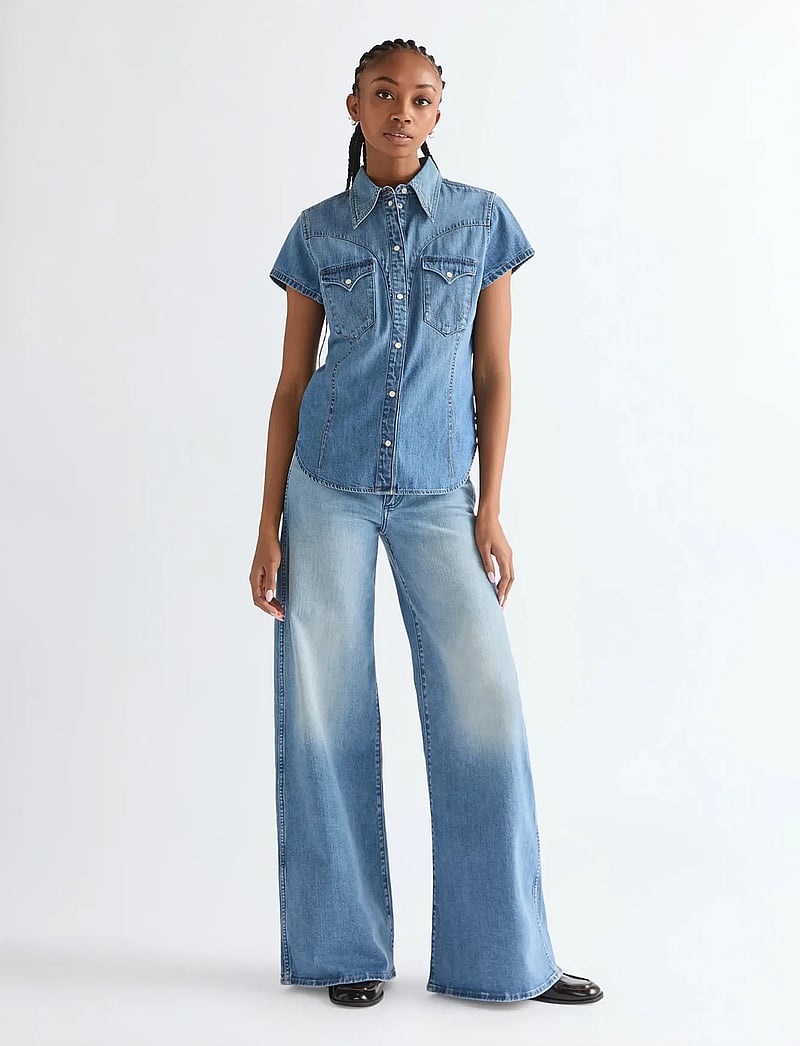Wrangler - SS STYLIZED WESTERN - jeanshemden - hazy horizon - 3