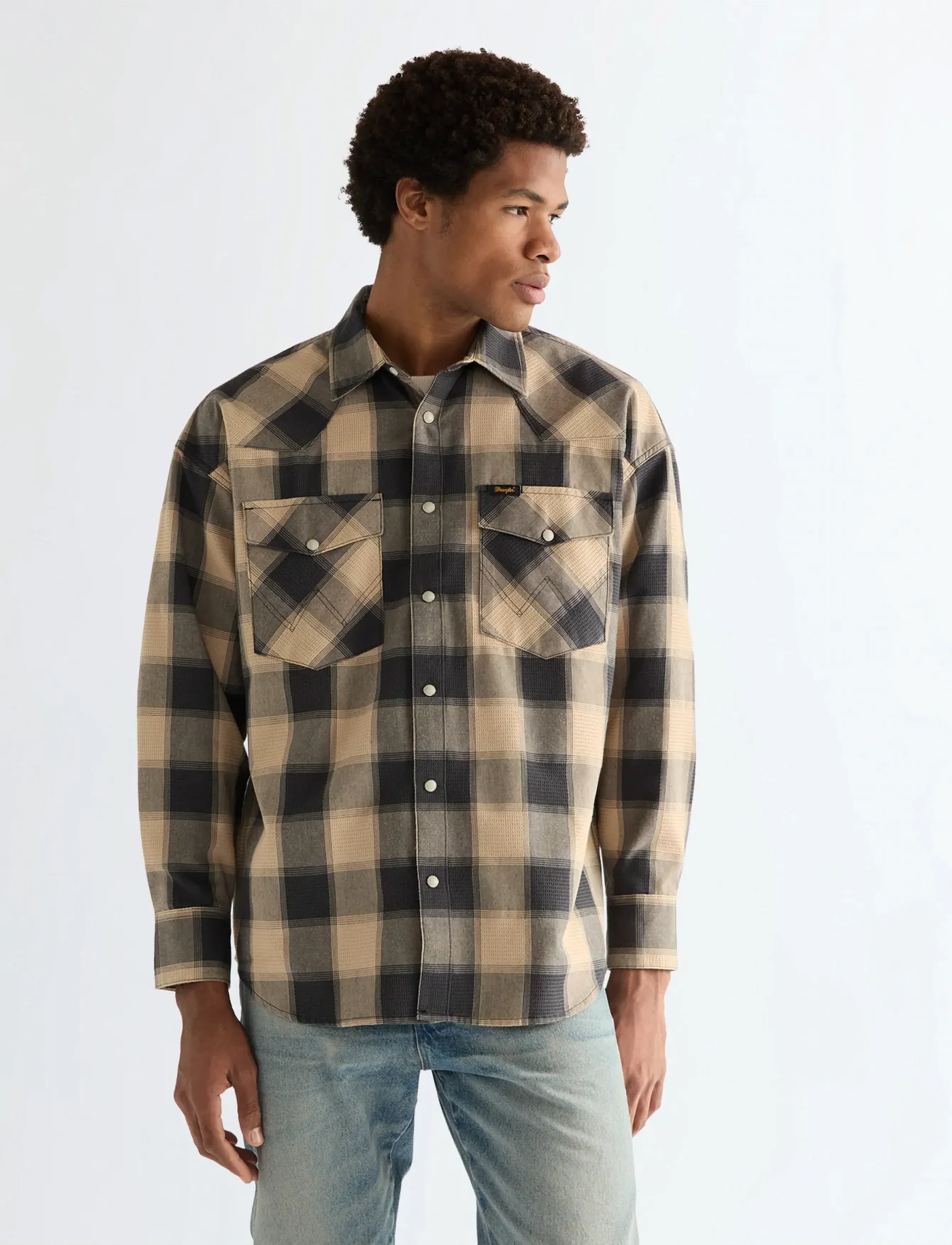 Wrangler WESTERN SHIRT - Wrangler - CURDS AND WHEY / multi