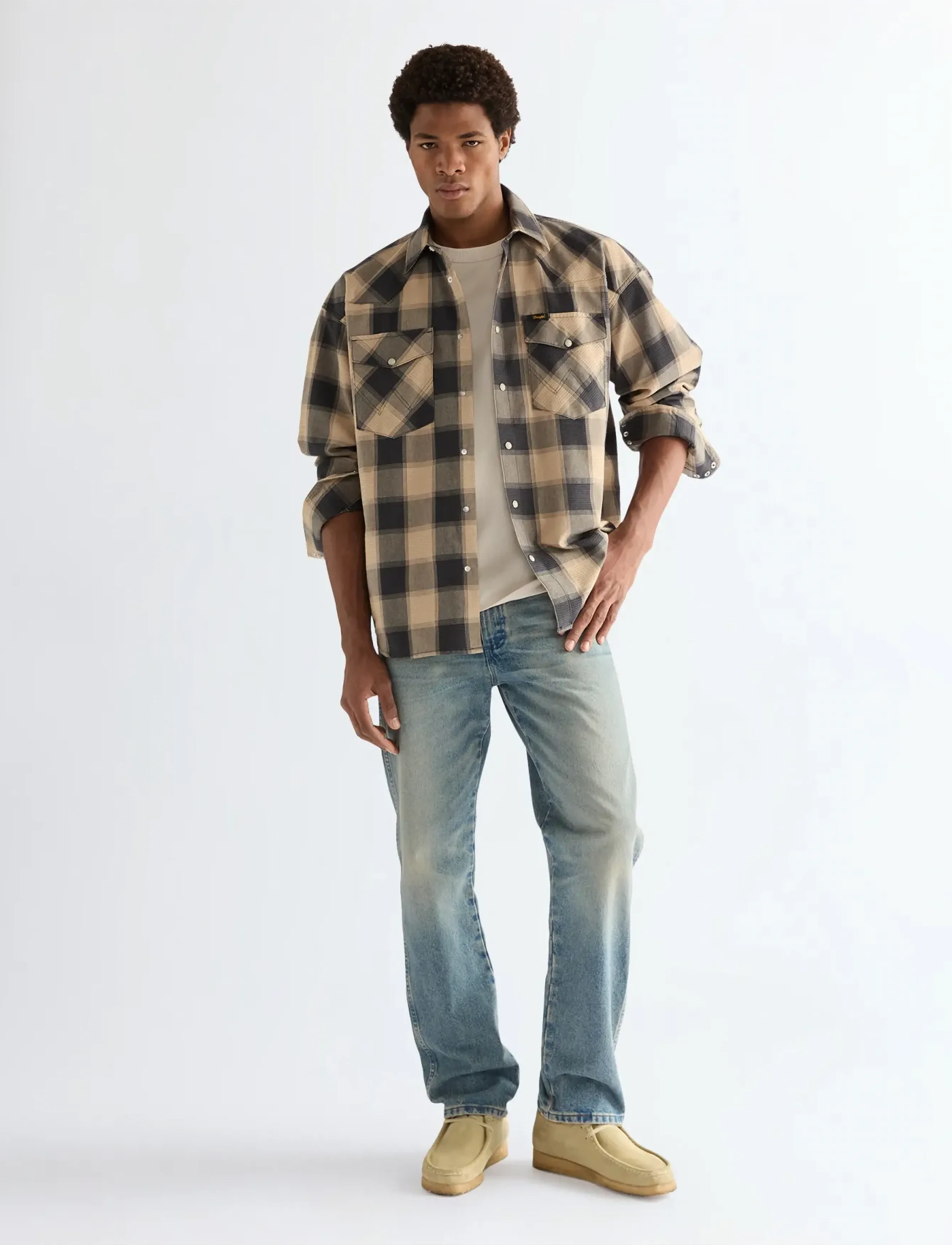Wrangler - WESTERN SHIRT - casual shirts - curds and whey - 4