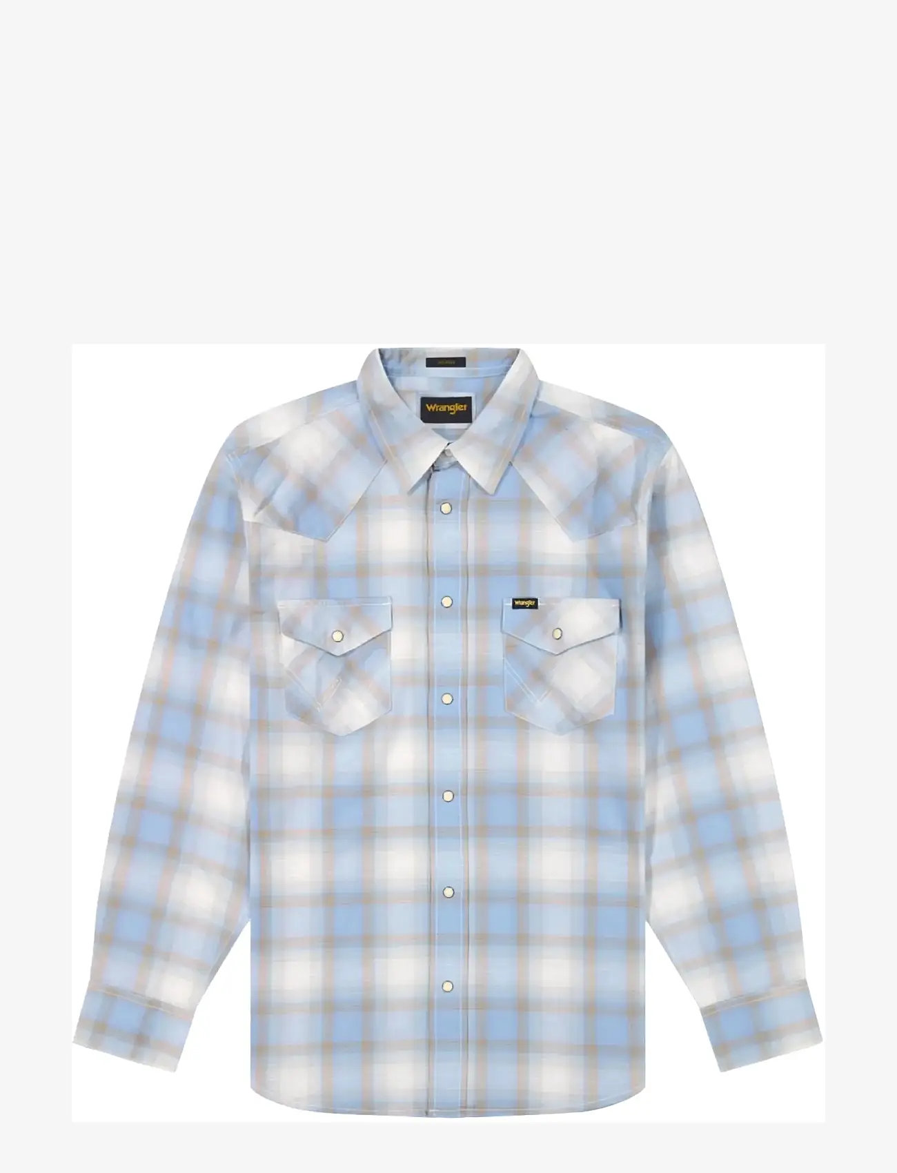 Wrangler - WESTERN SHIRT - ternede skjorter - blue tan - 1