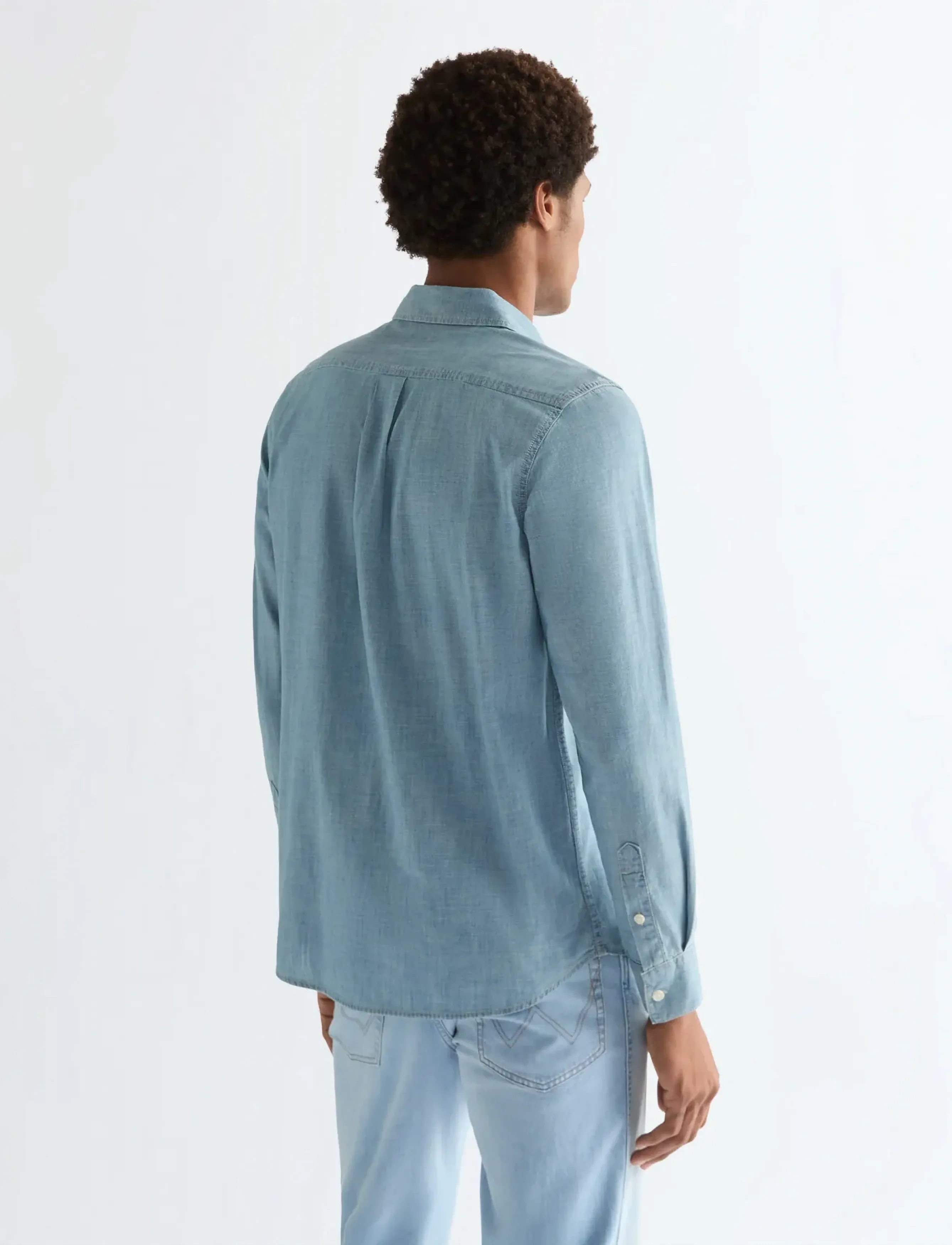 Wrangler - CHAMBRAY SHIRT - casual skjorter - indigo - 3