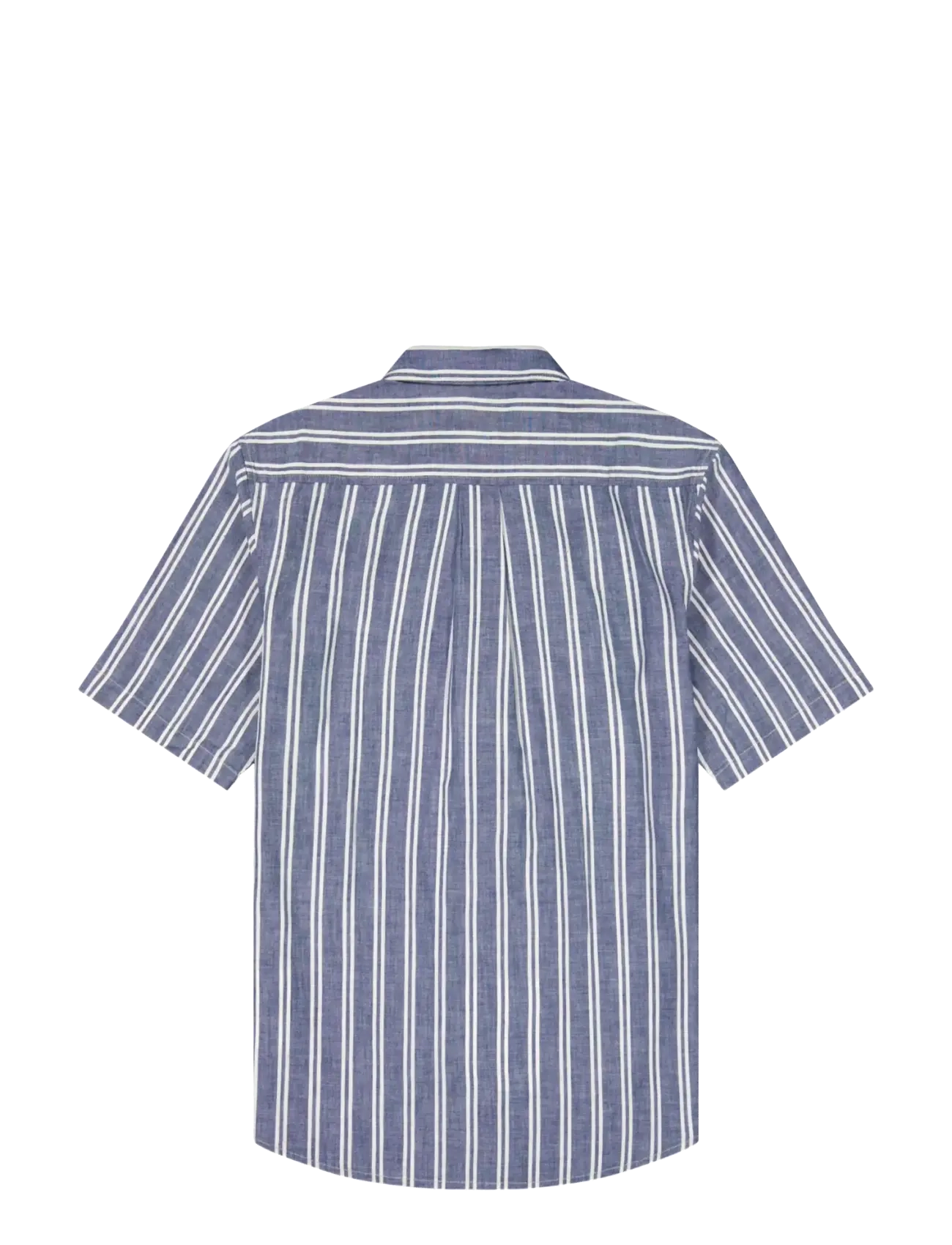 Wrangler - SS CHAMBRAY SHIRT - avslappede skjorter - dark stripe - 2