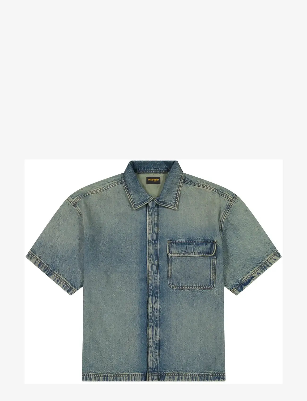 Wrangler - SS OVERSHIRT - jeansskjortor - canyon shade - 1