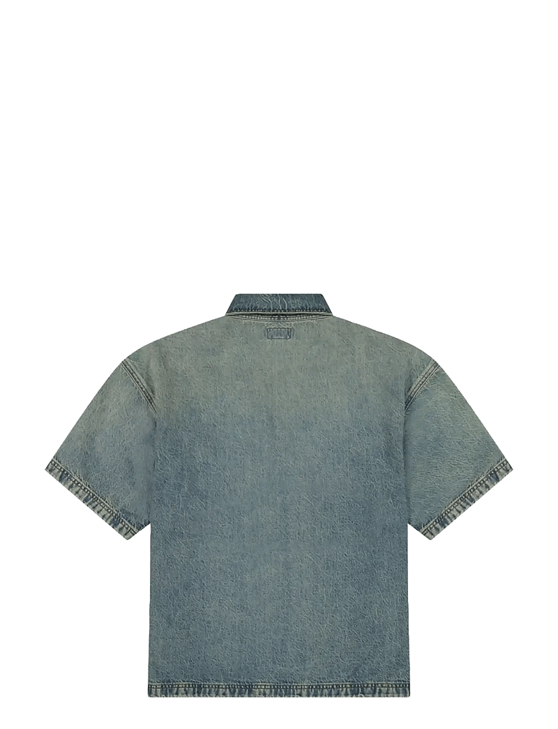 Wrangler - SS OVERSHIRT - jeanshemden - canyon shade - 2