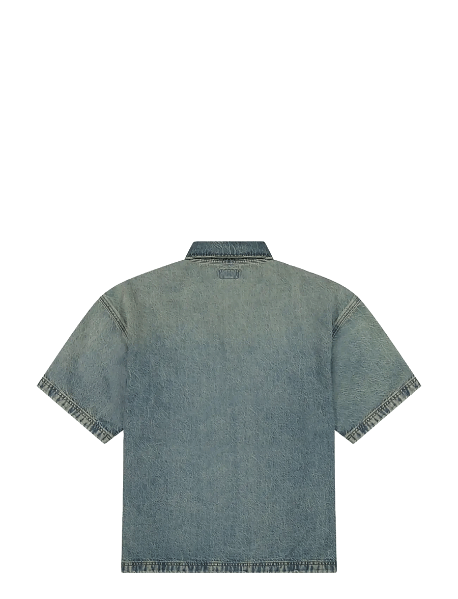 Wrangler - SS OVERSHIRT - jeanshemden - canyon shade - 2