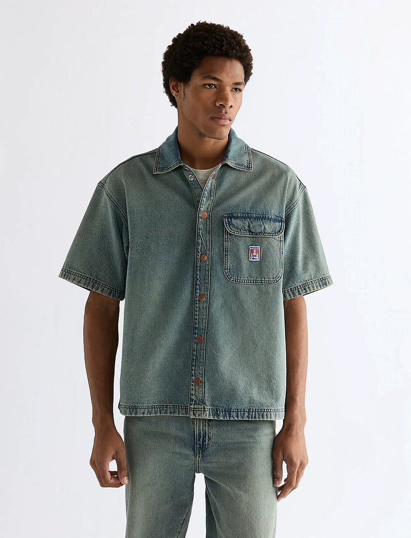 Wrangler - SS OVERSHIRT - jeanshemden - canyon shade - 0