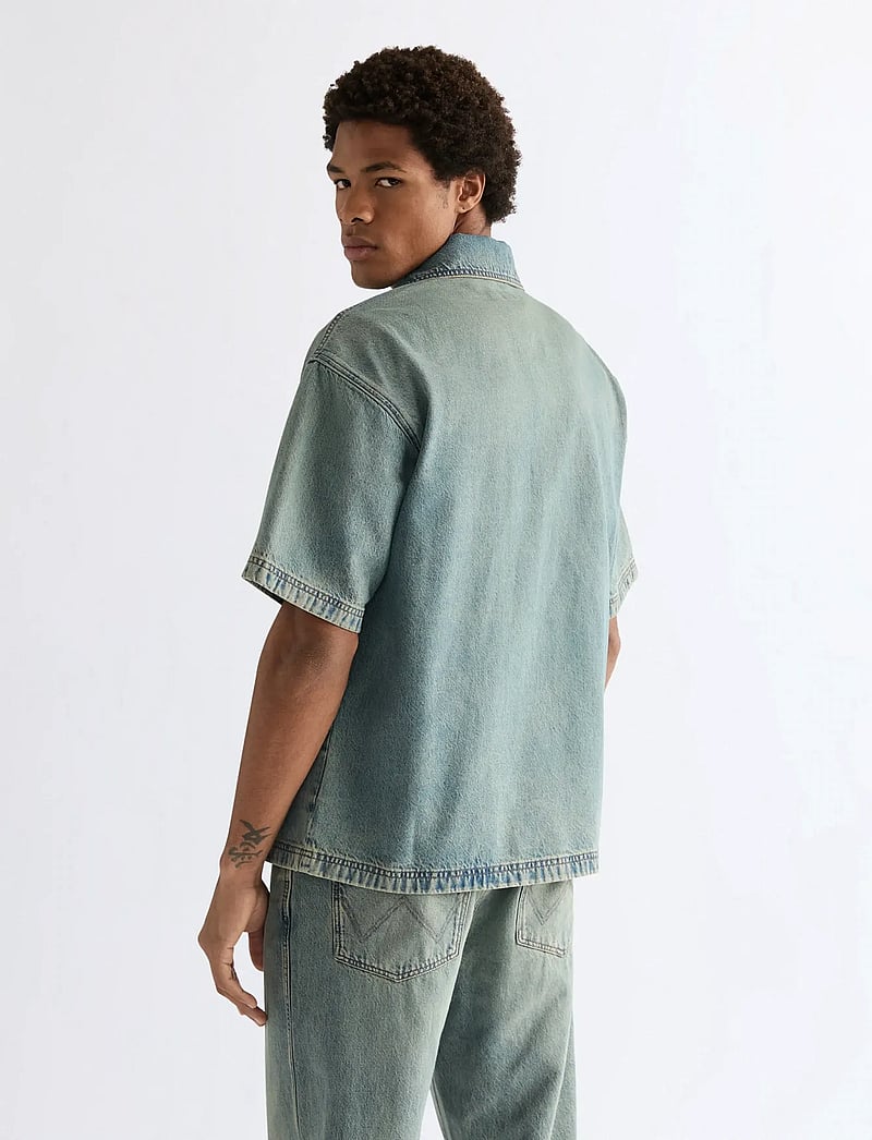 Wrangler - SS OVERSHIRT - jeanshemden - canyon shade - 3