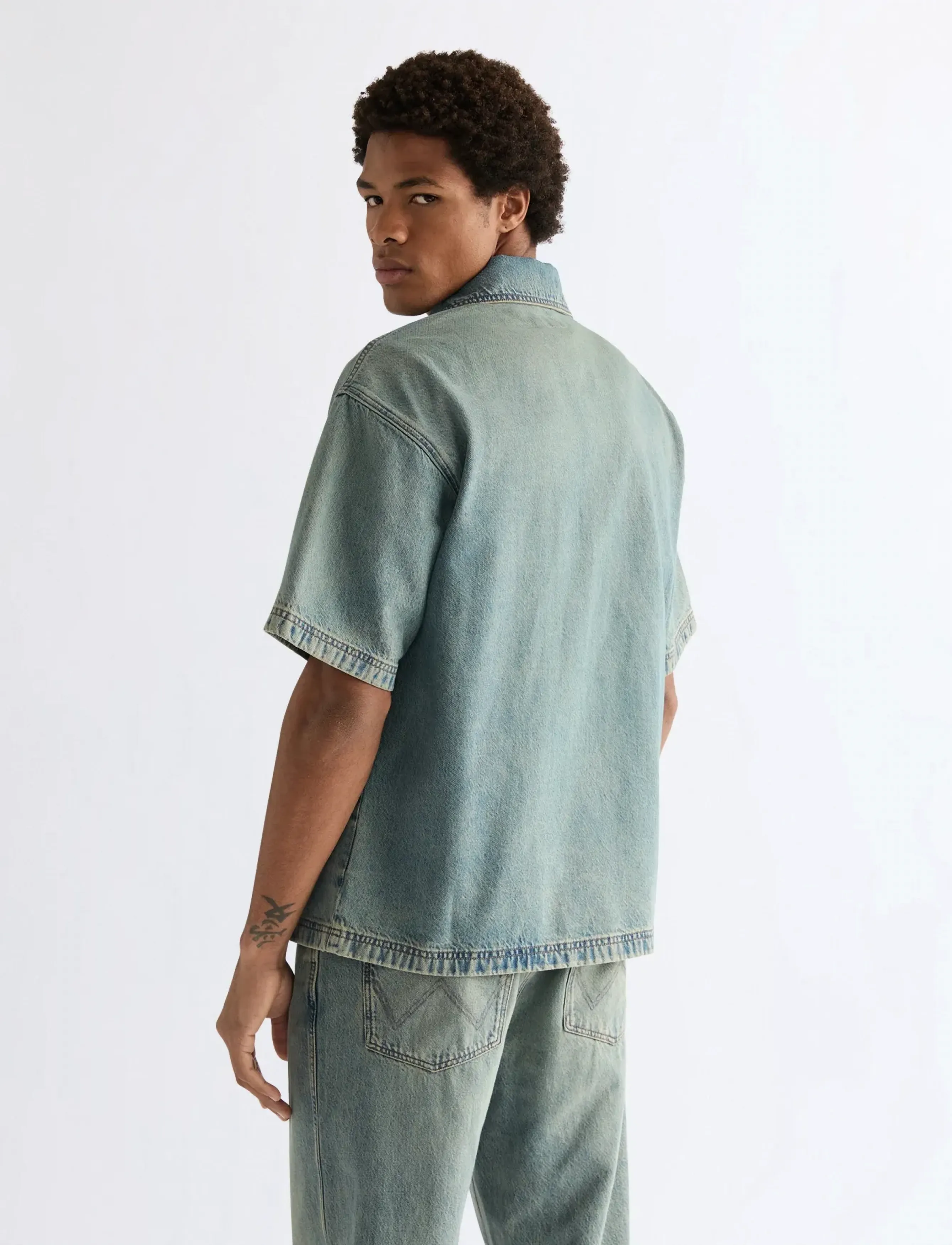 Wrangler - SS OVERSHIRT - jeansskjorter - canyon shade - 3