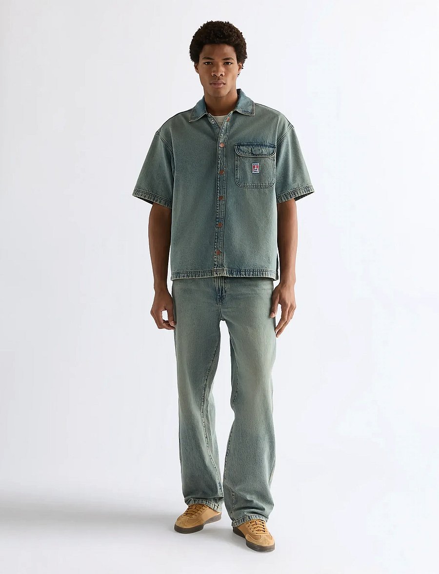 Wrangler - SS OVERSHIRT - jeanshemden - canyon shade - 4