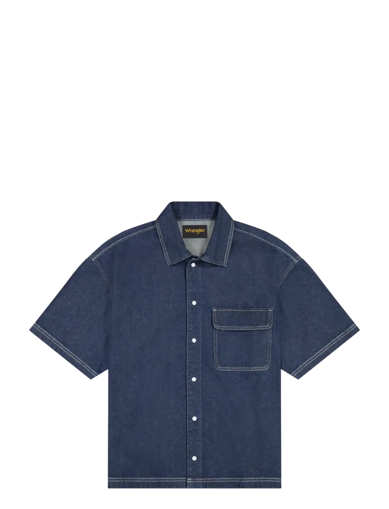 Wrangler SS OVERSHIRT - Wrangler - RINSE / blue