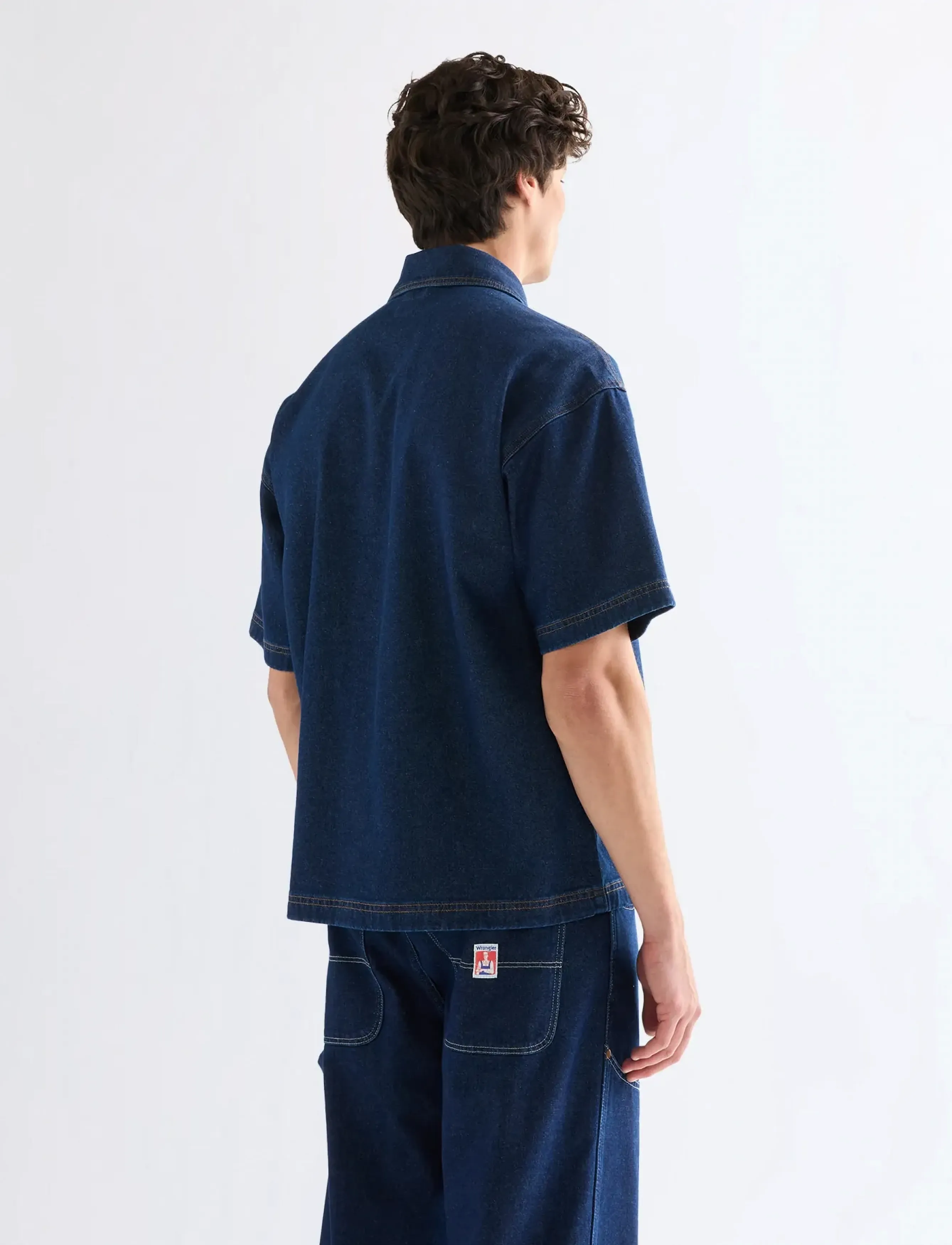 Wrangler - SS OVERSHIRT - födelsedagspresenter - rinse - 2
