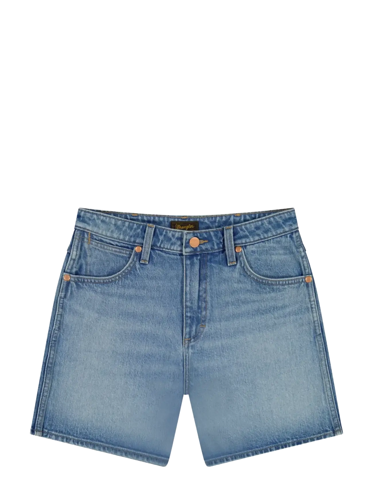 WRANGLER Cowboy Kurz 5 Inch Blau - 27x00 - Damen
