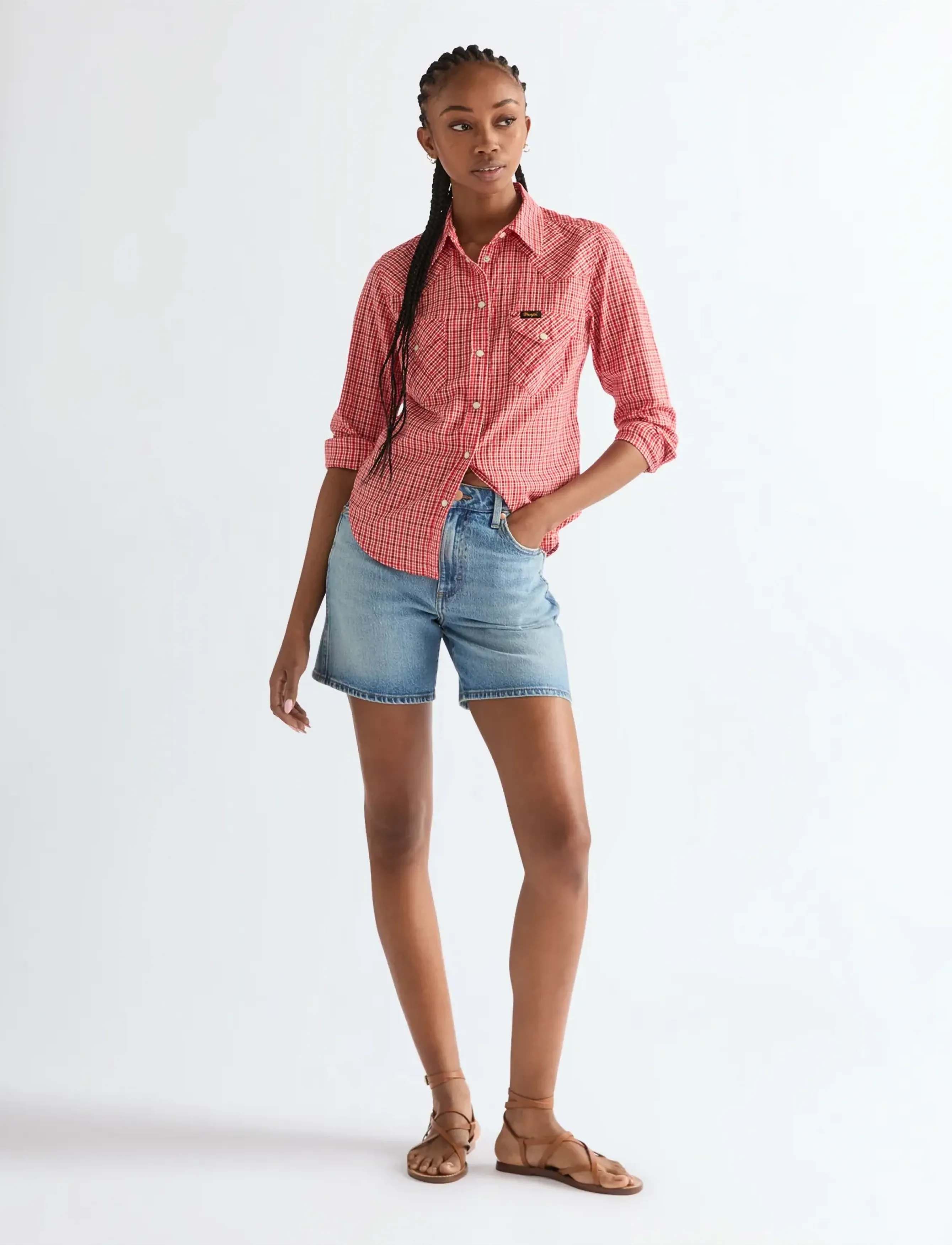 Wrangler - COWBOY SHORT 5 INCH - laveste priser - riyah - 3