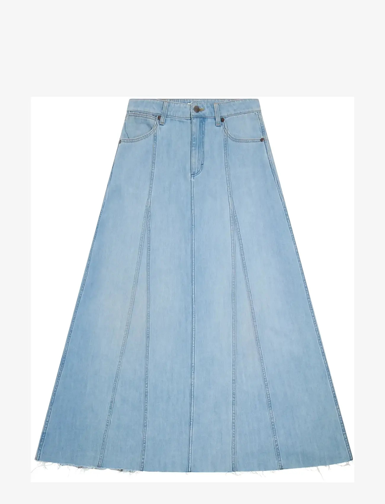 Wrangler - RADIATING MAXI - jeansröcke - desert sand - 1