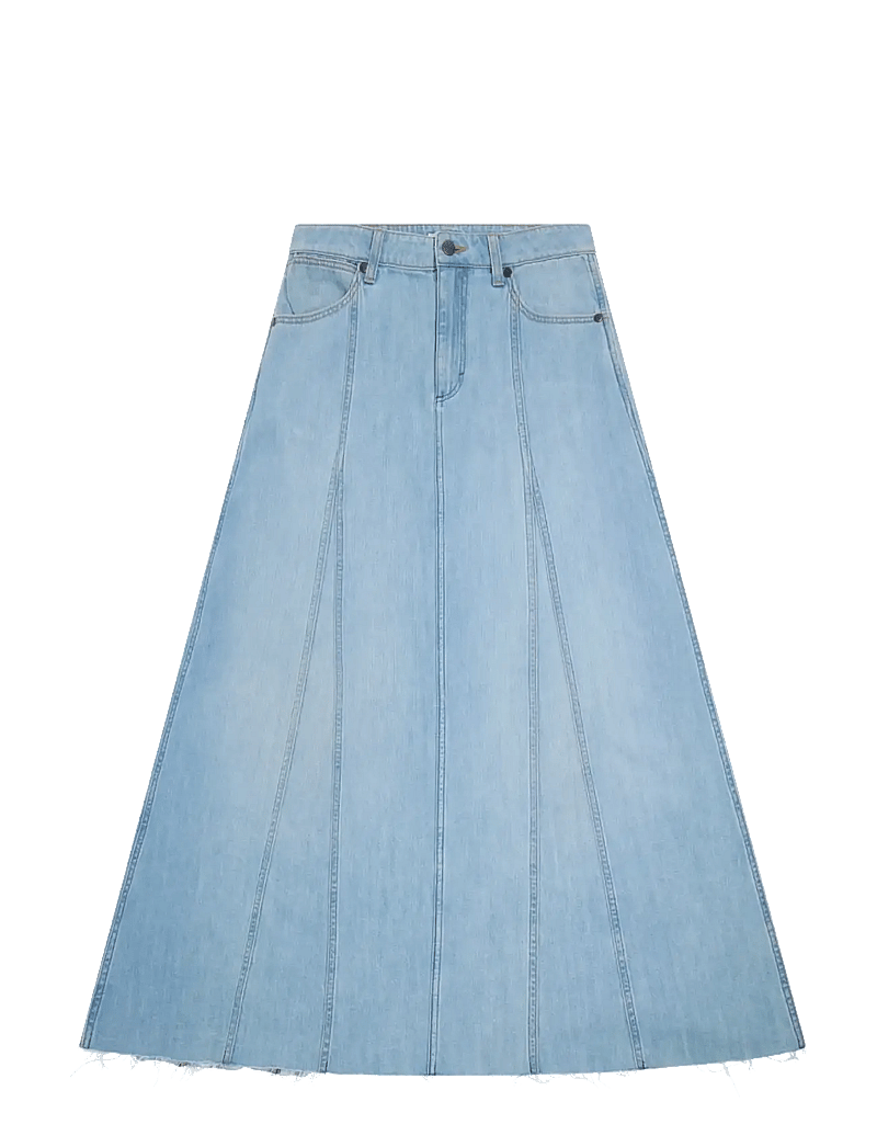 Wrangler - RADIATING MAXI - jeansröcke - desert sand - 1