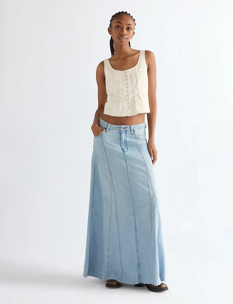 Wrangler - RADIATING MAXI - jeansröcke - desert sand - 3