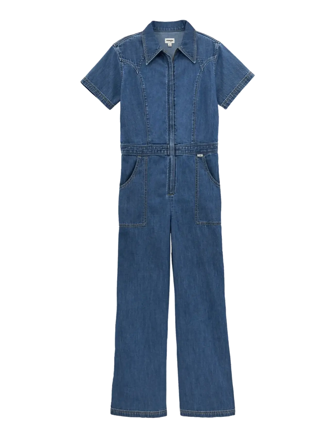 Wrangler GARAGE COVERALL - Jumpsuits - ENGINE HEAT / blue