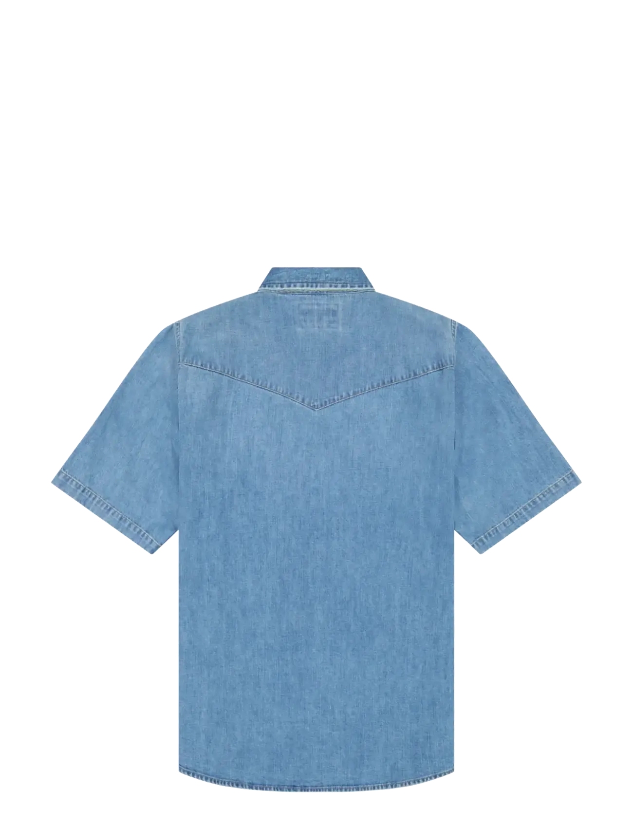 Wrangler - SS WESTERN SHIRT - teksasärgid - mid light wash - 2