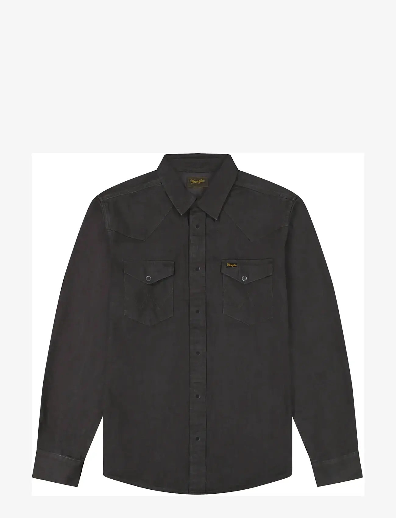 Wrangler - WESTERN SHIRT - flannel-skjorter - rinse black - 1
