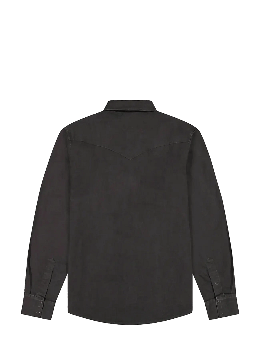 Wrangler - WESTERN SHIRT - jeanshemden - rinse black - 2
