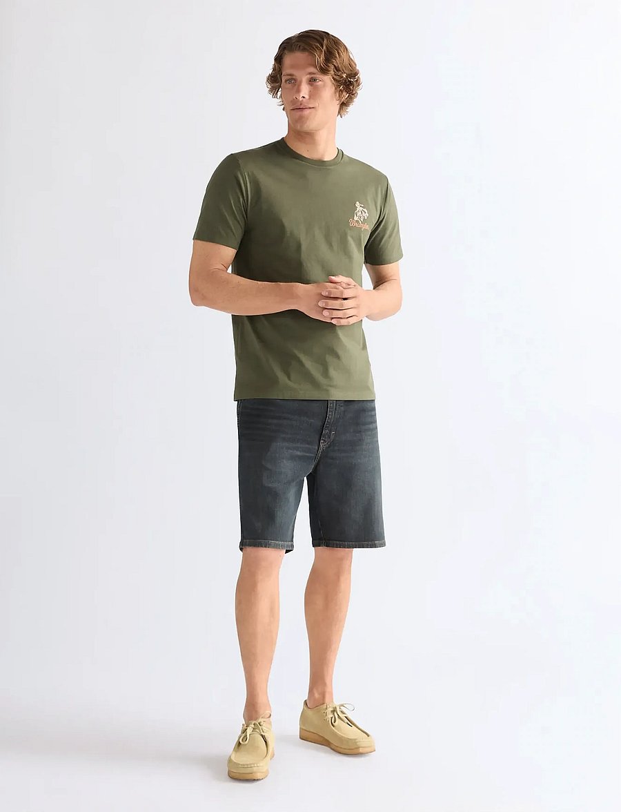 Wrangler - COWBOY SHORTS - jorts - pine - 4