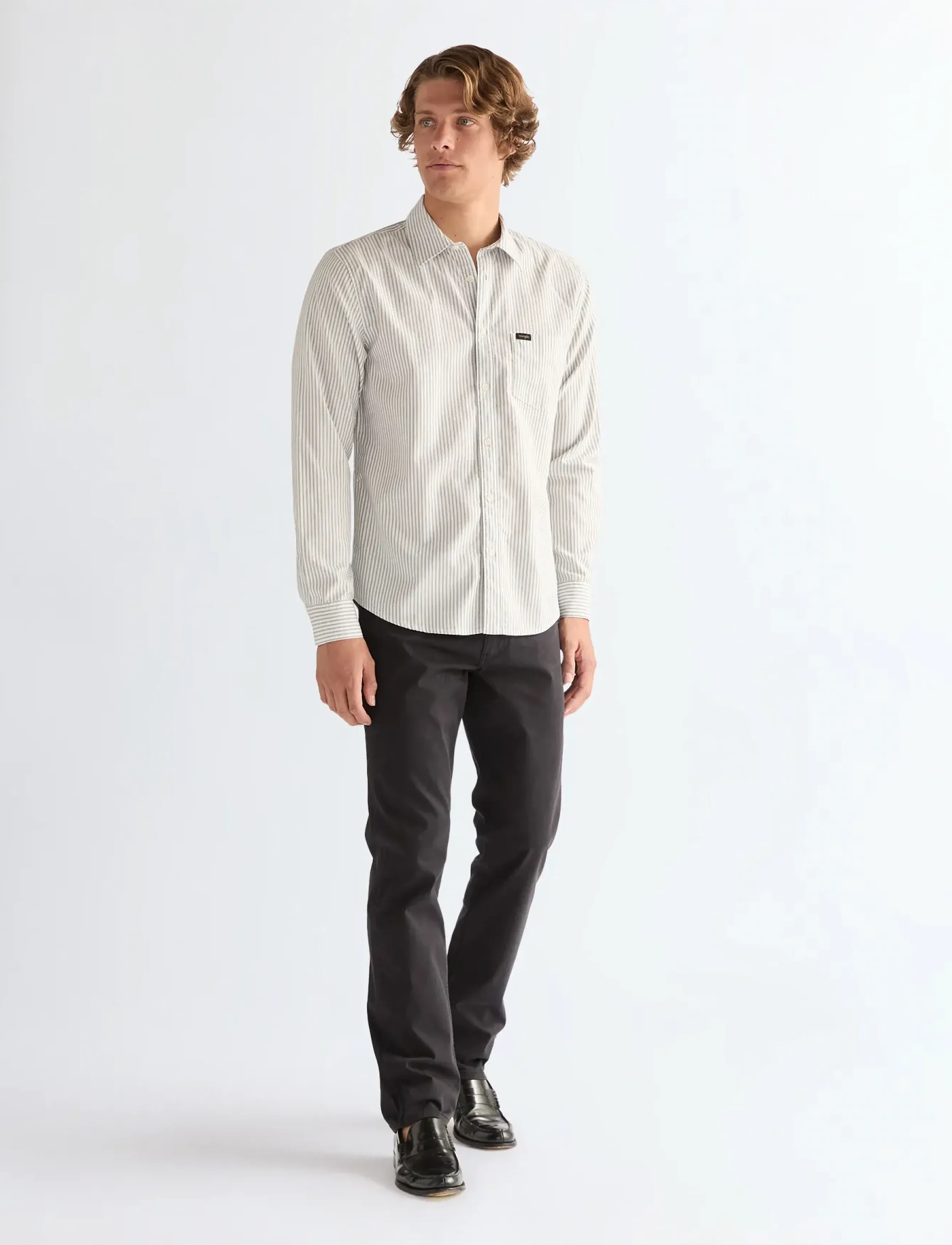 Wrangler - GREENSBORO - broeken & jeans - caviar - 4