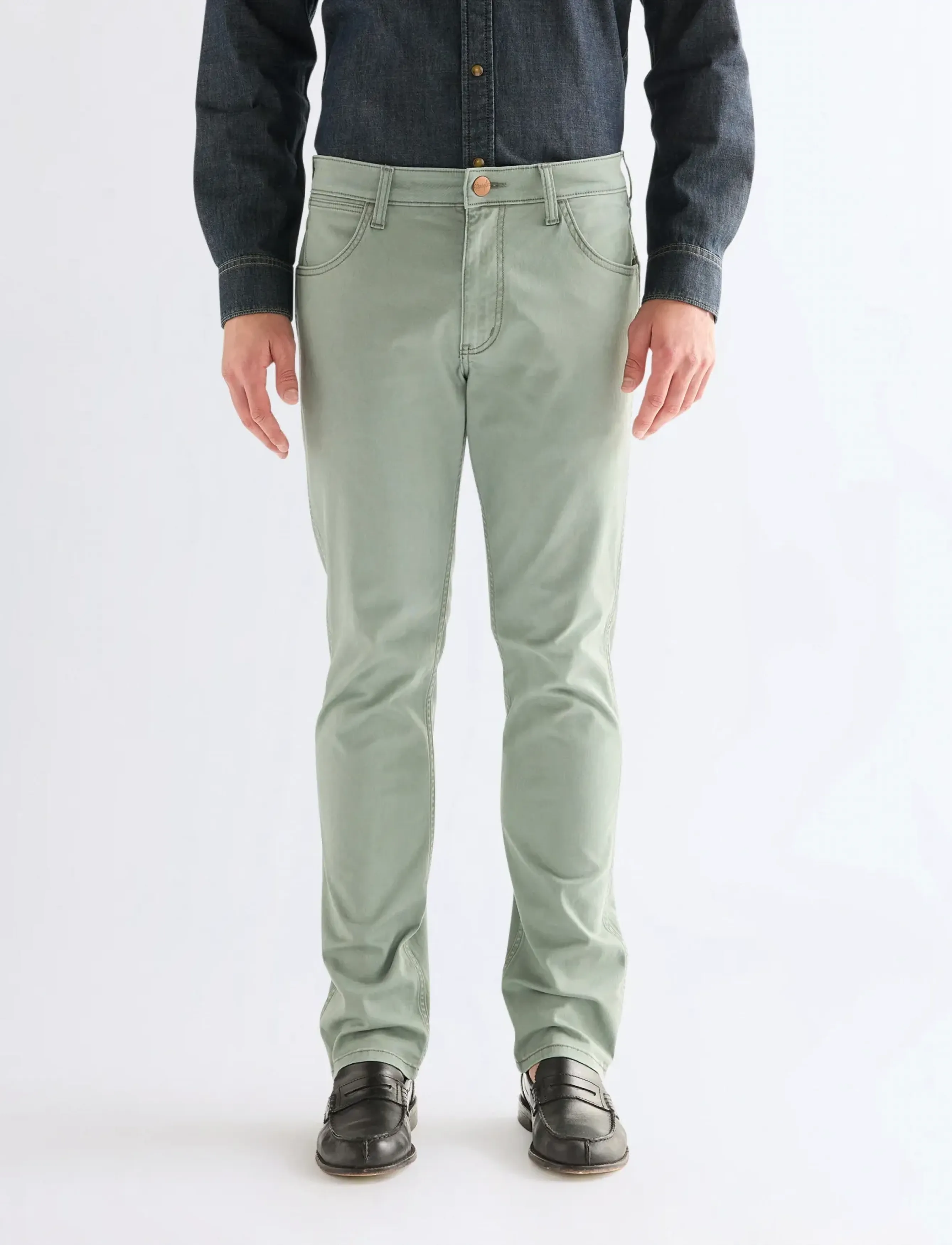 Wrangler - GREENSBORO - broeken & jeans - agave green - 3