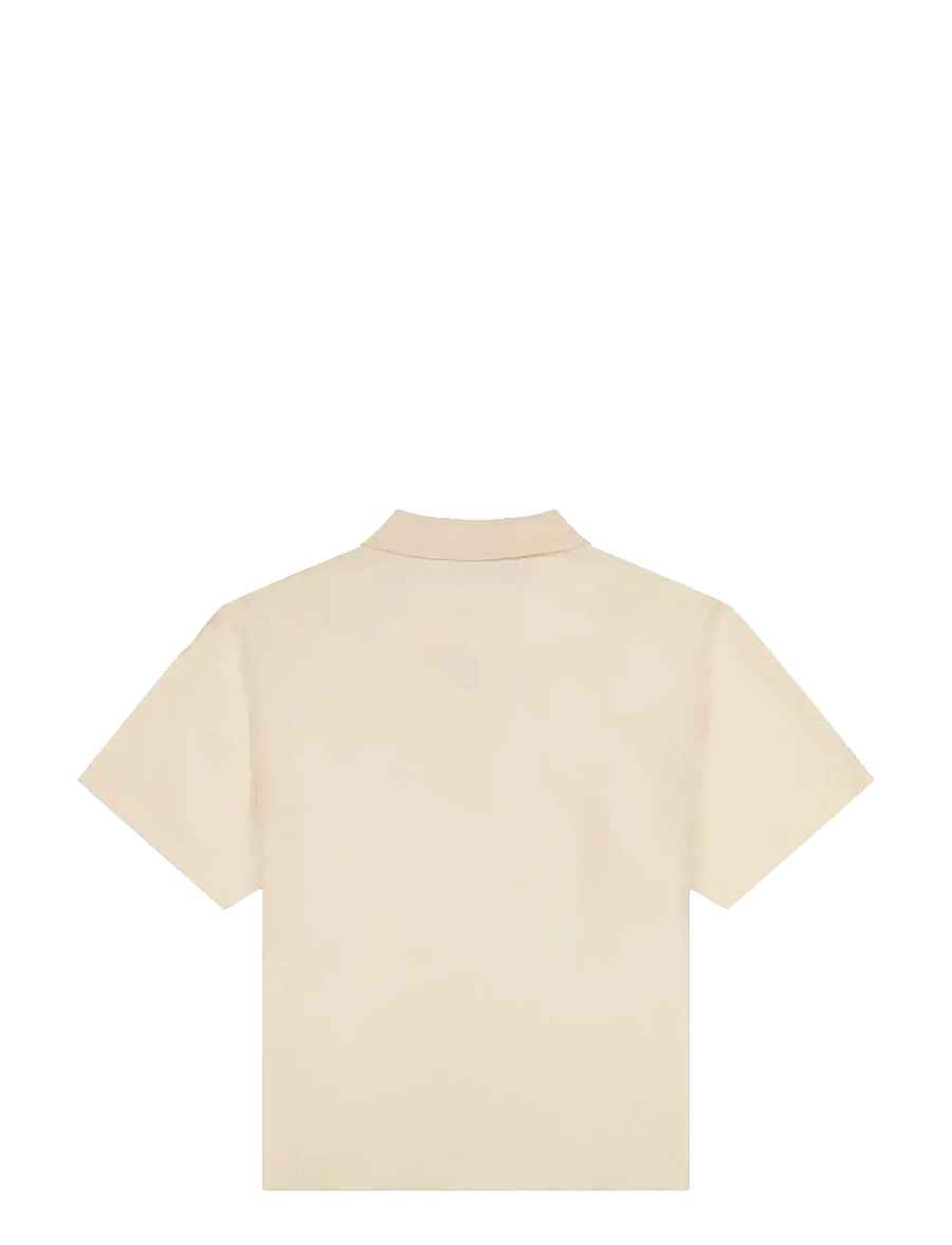 Wrangler - SS POLO SWEATER - langärmlige strick-polohemden - egret - 2