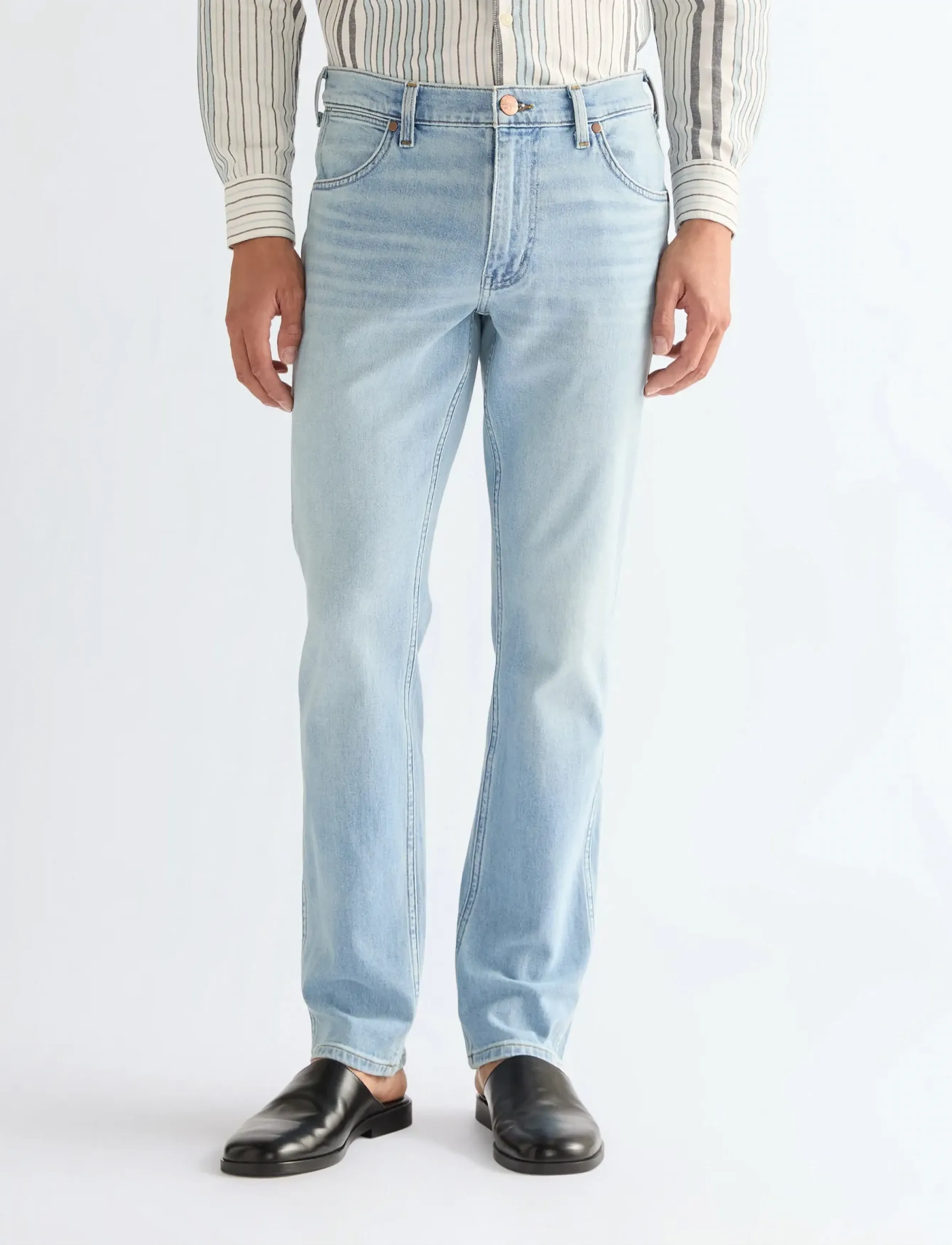 Wrangler Greensboro, 32 x 34, Blue, Jeans > Almindelige, Herre
