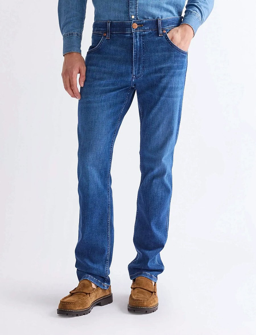 Wrangler - GREENSBORO - Įprasto kirpimo džinsai - dandelion summer - 0