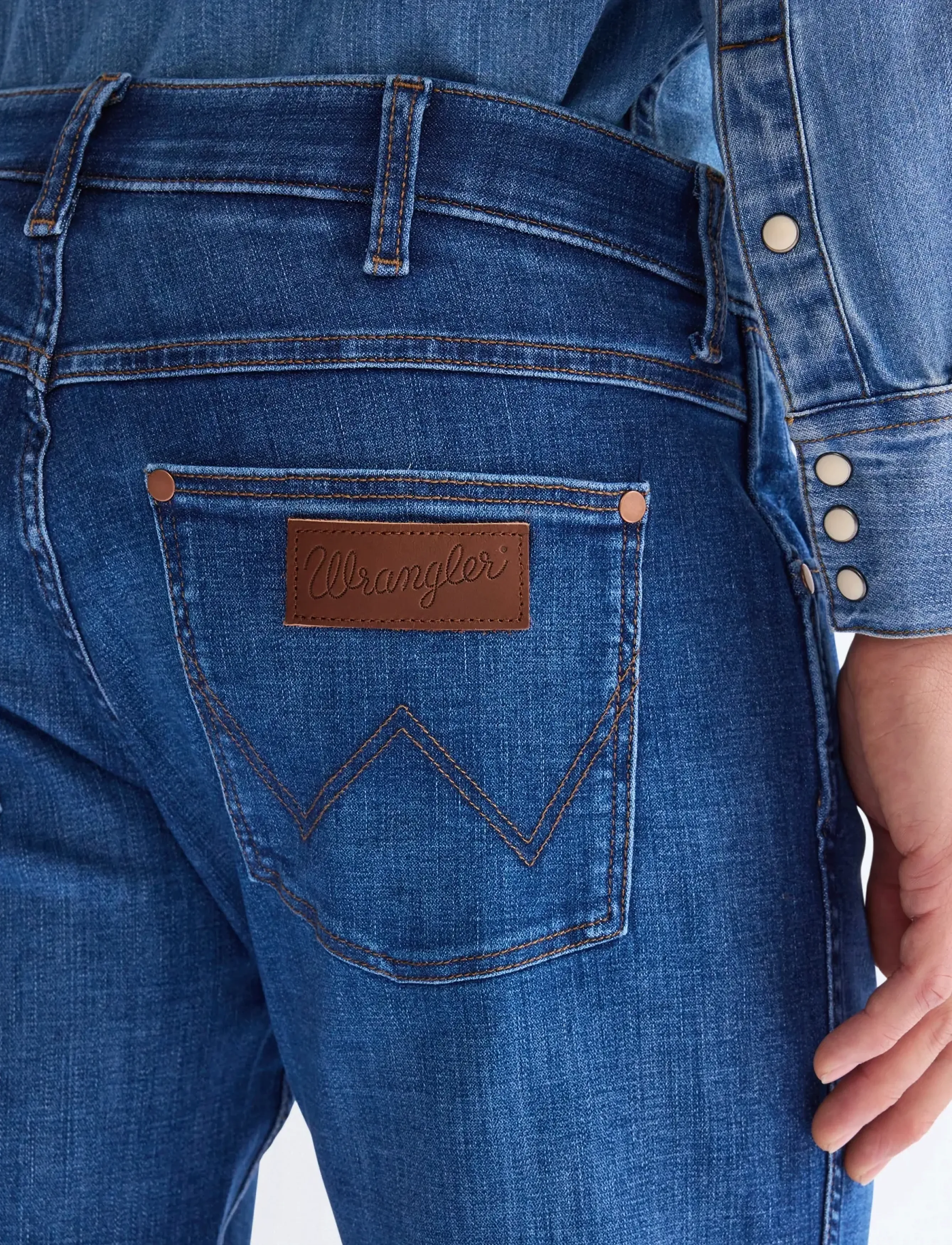 Wrangler - GREENSBORO - Įprasto kirpimo džinsai - dandelion summer - 5