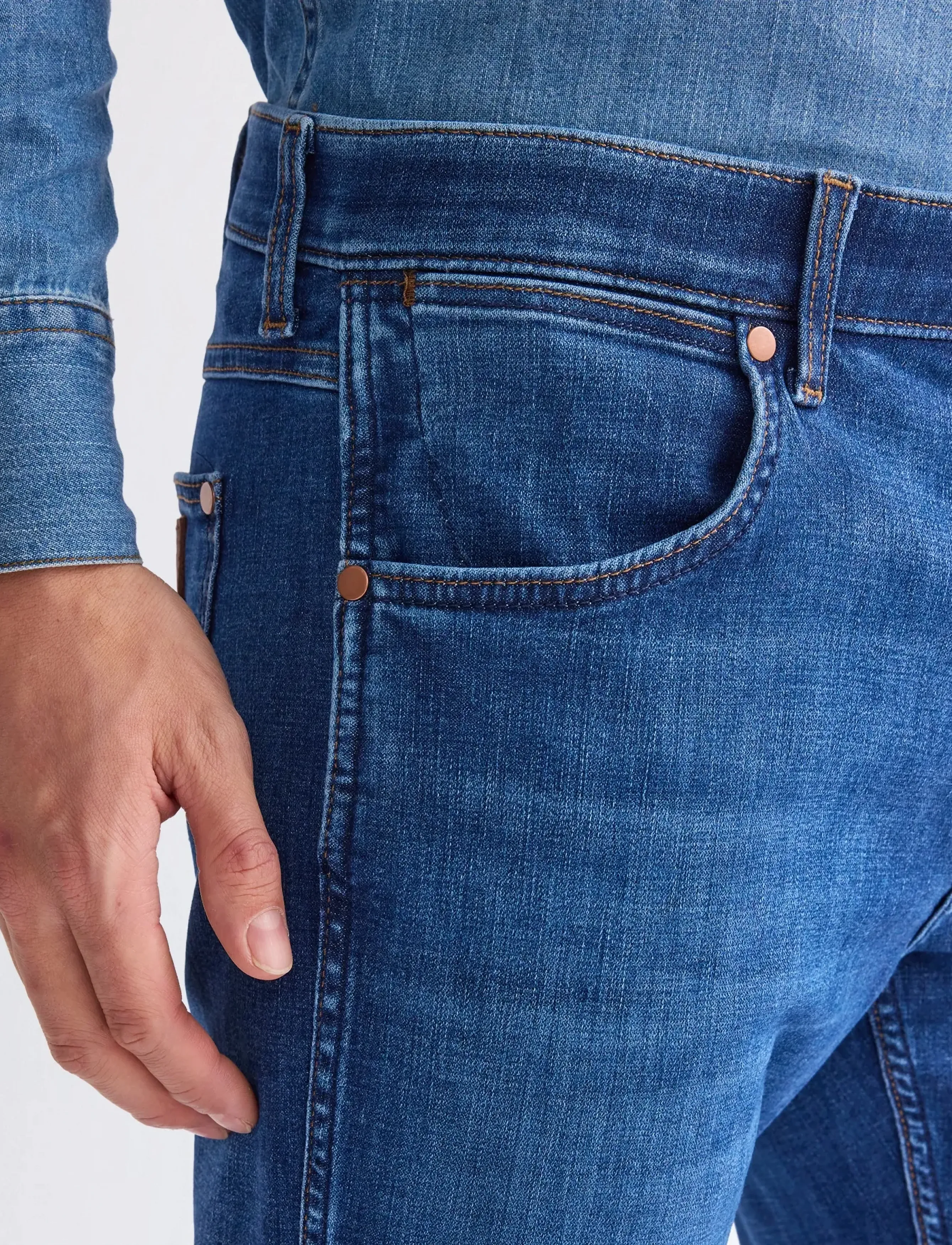 WRANGLER Greensboro straight leg jeans herr – bild 5