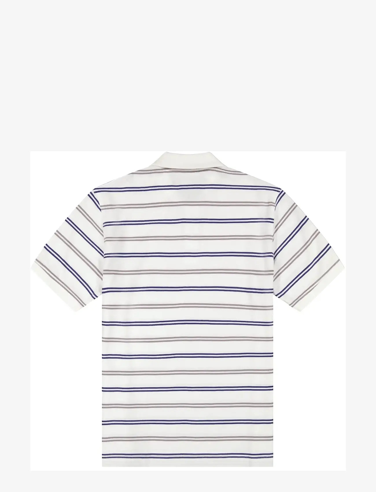 Wrangler - STRIPE POLO SHIRT - triibulised särgid - worn white - 2