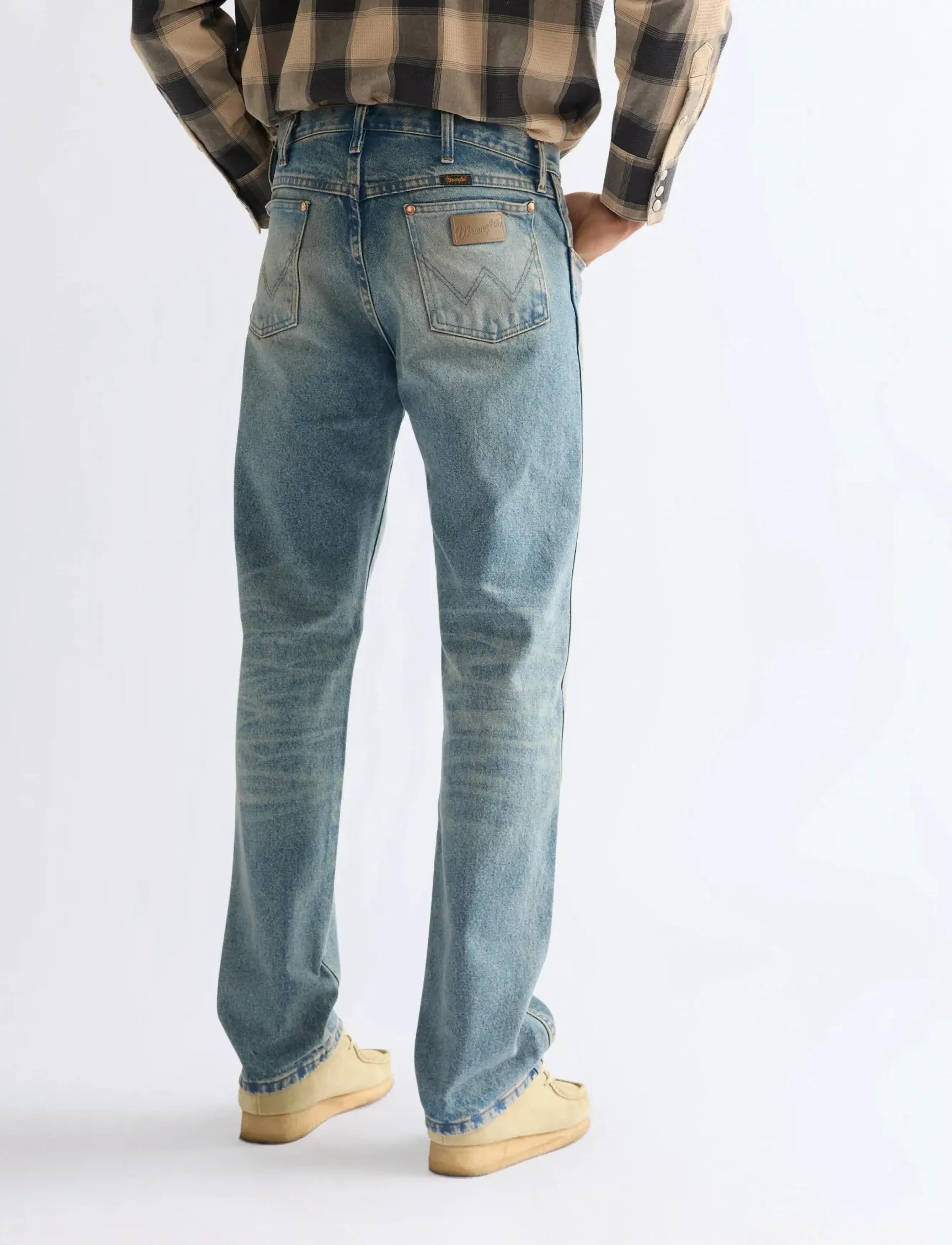 Wrangler - 13MWZ - bukser & jeans - mudstone - 2