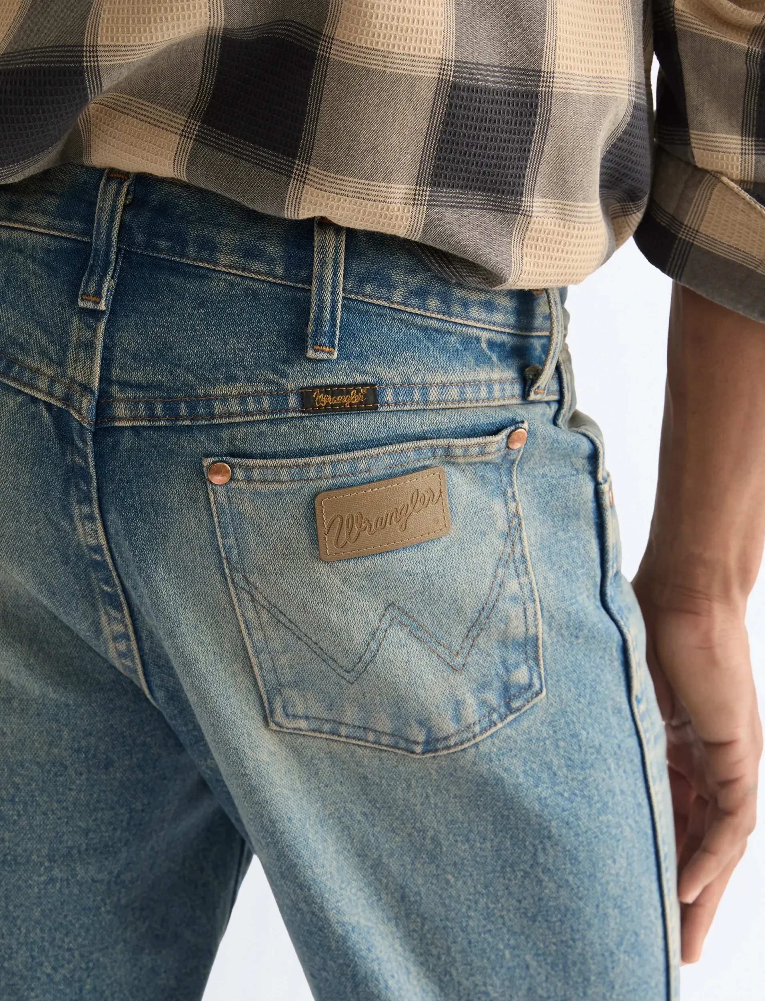Wrangler - 13MWZ - bukser & jeans - mudstone - 5