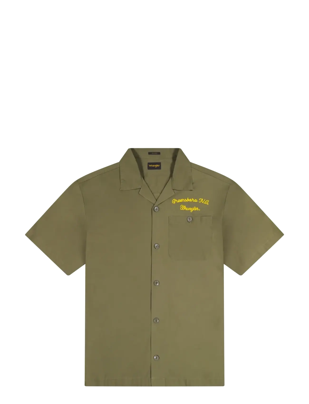 WRANGLER Ss Utility Shirt Khaki - Sx00 - Herren