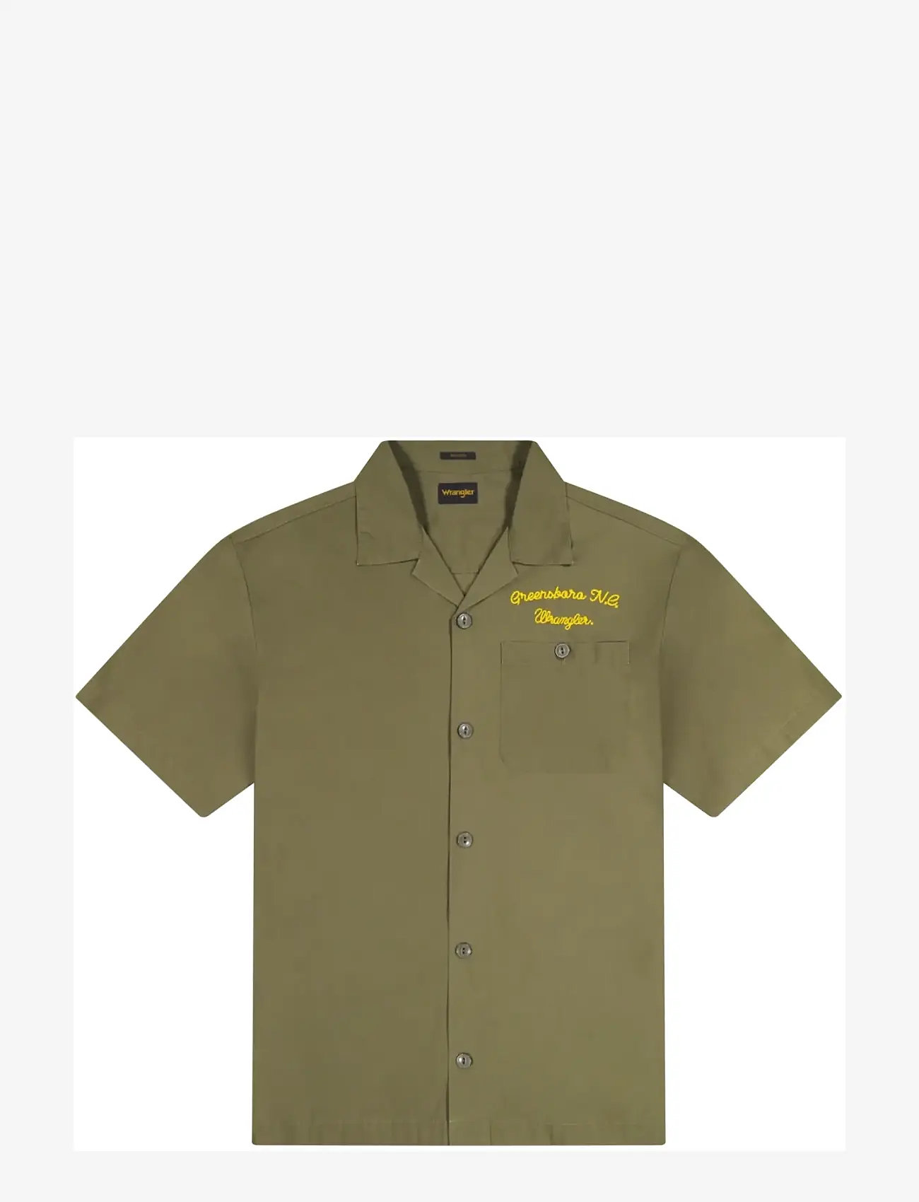 Wrangler - SS UTILITY SHIRT - lühikeste varrukatega särgid - wren - 1