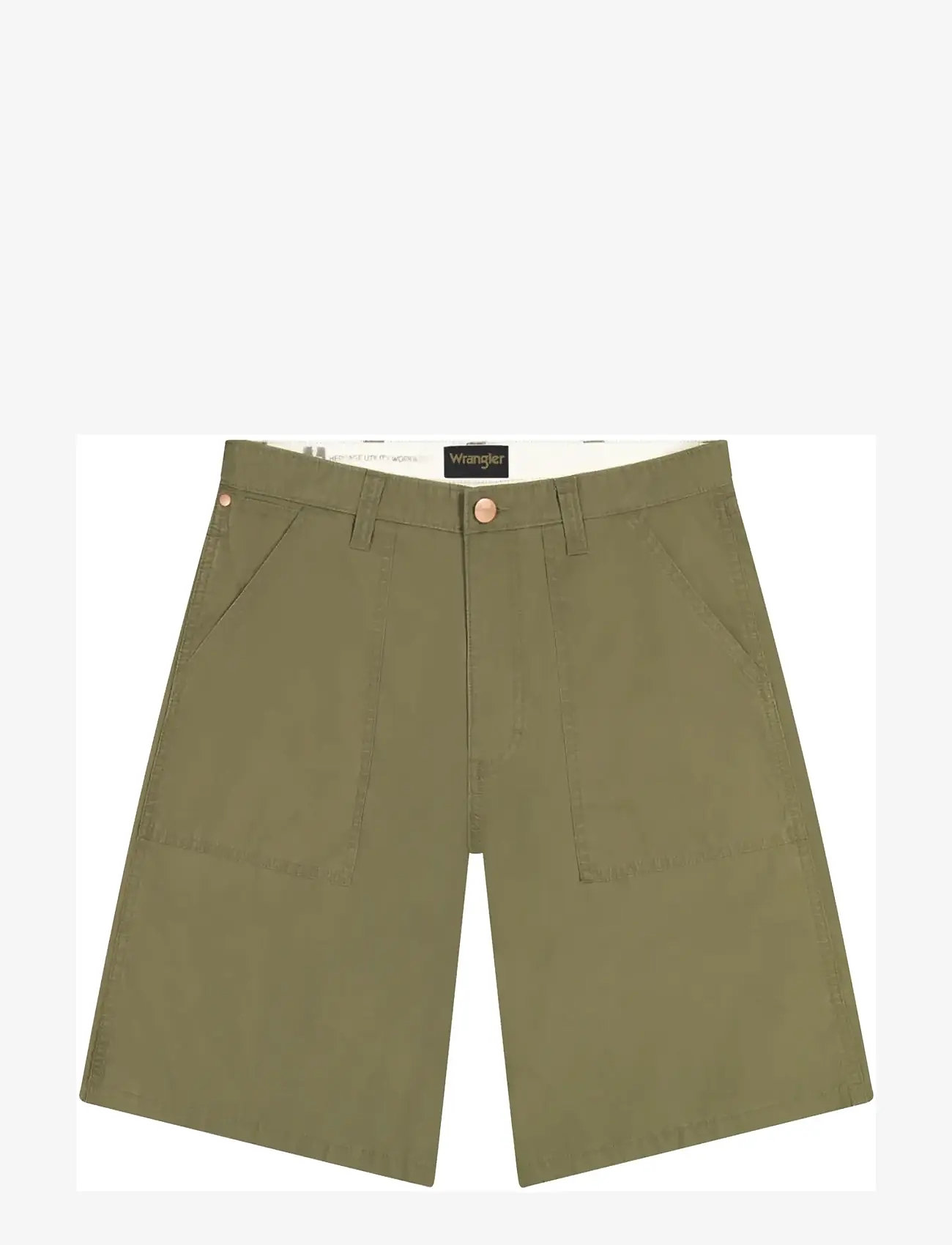Wrangler - UTILITY SHORTS - mężczyźni - wren - 1