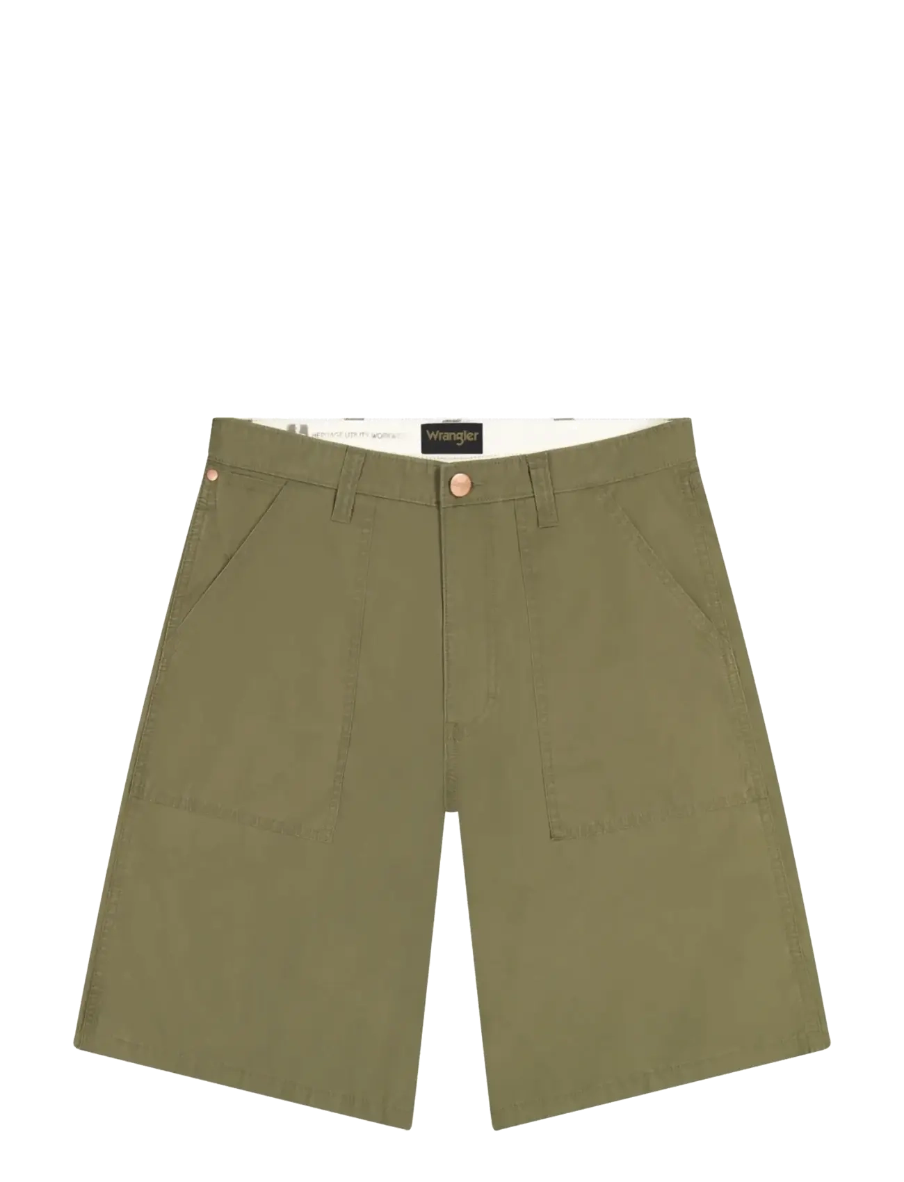 Wrangler UTILITY SHORTS - Shorts - WREN / khaki/green