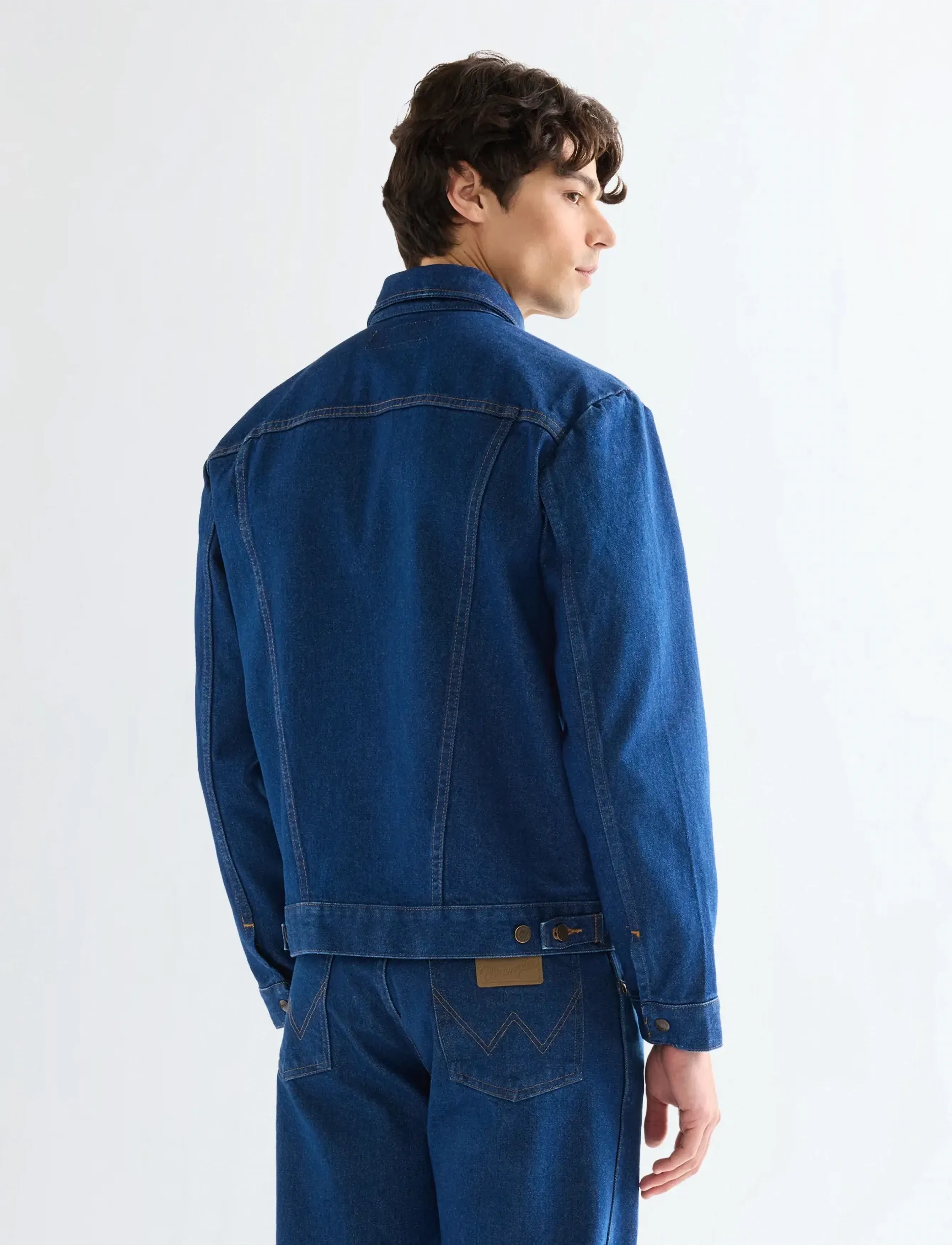 Wrangler - COWBOY CUT JACKET - kevadjakid - prewashed indigo - 3