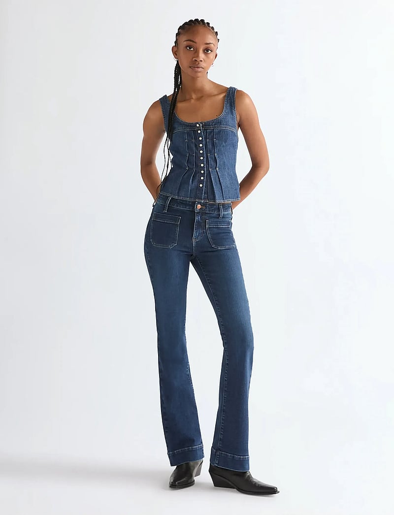 Wrangler - FLARE - utsvängda jeans - pioneer pop - 3