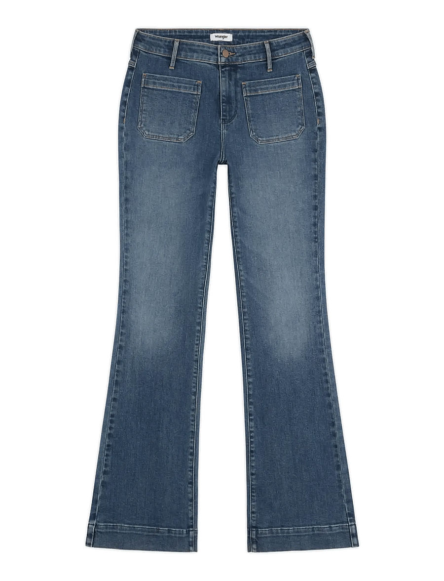 Wrangler - FLARE - utsvängda jeans - rustic retro - 1