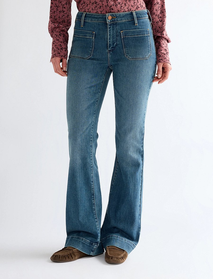 Wrangler - FLARE - utsvängda jeans - rustic retro - 0