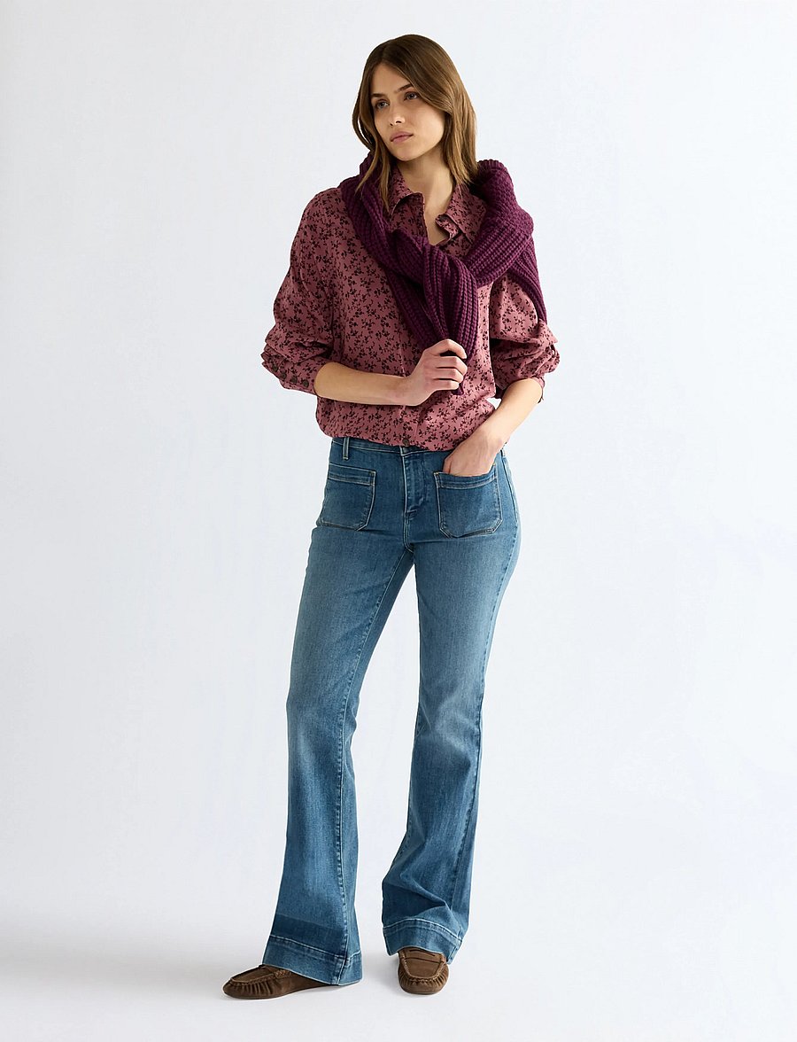 Wrangler - FLARE - utsvängda jeans - rustic retro - 3