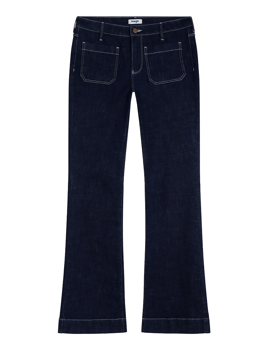 Wrangler - FLARE - utsvängda jeans - dark orbit - 1