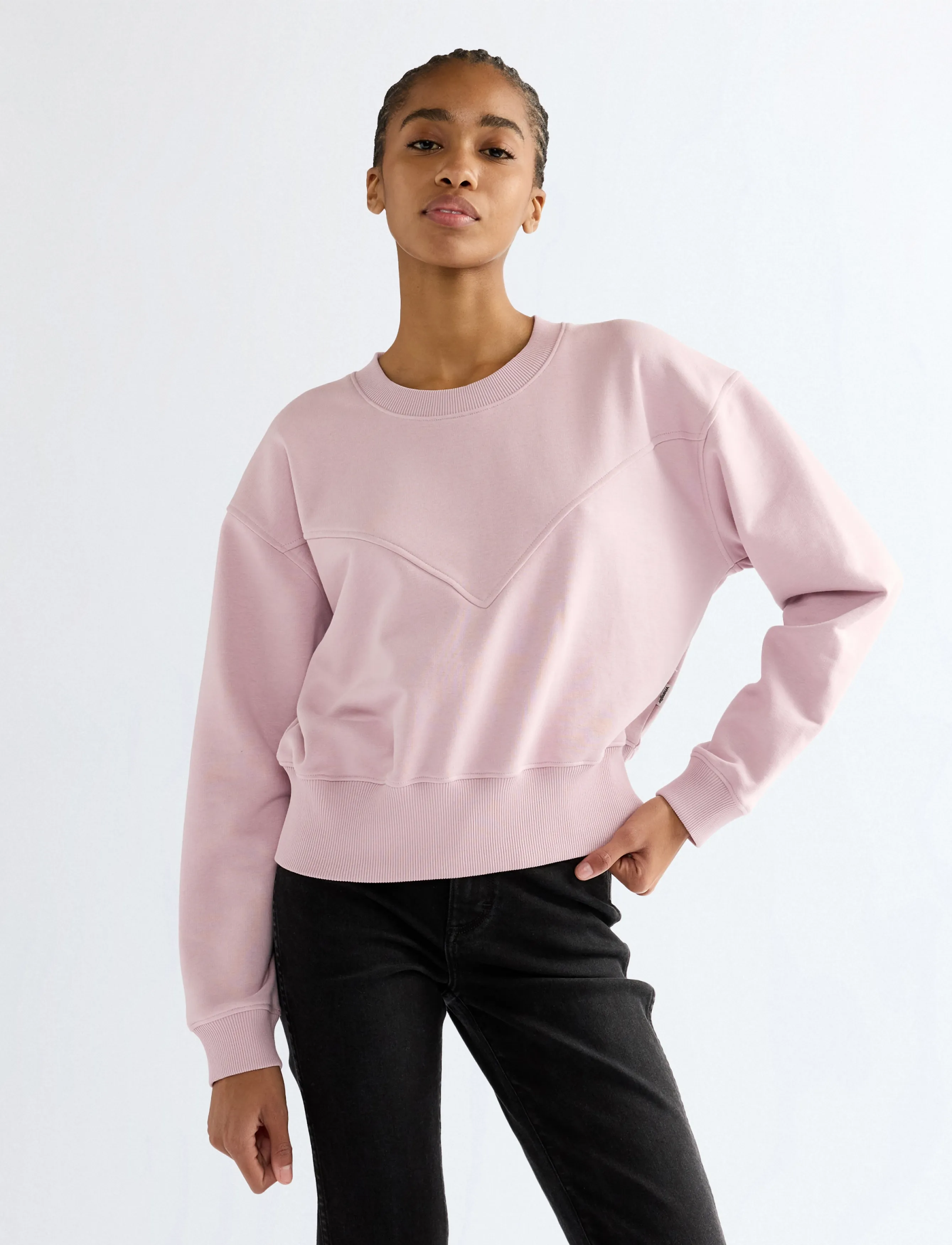 Wrangler YOKE SWEATSHIRT - Wrangler - KEEPSAKE LILAC / purple